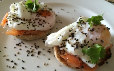 Poached Eggs & Salmon Brekkie