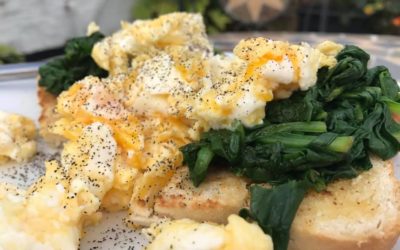 Scrambled Eggs and Spinach