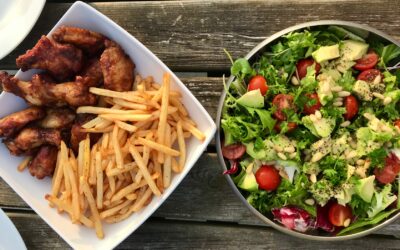 Chicken Wings and Skinny Fries