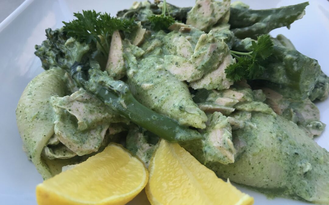 Salmon and Broccoli Pasta
