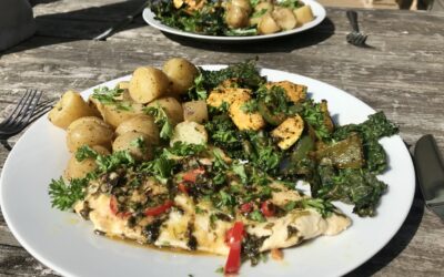 Parsley Butter Sea Bass