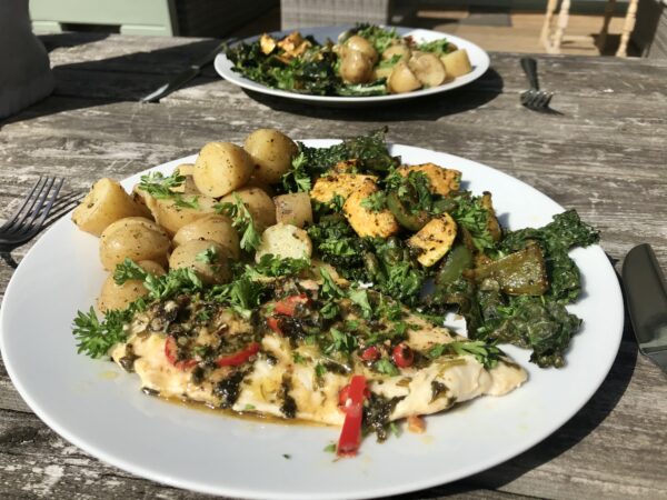 IBS Free Food Pan Fried Sea Bass