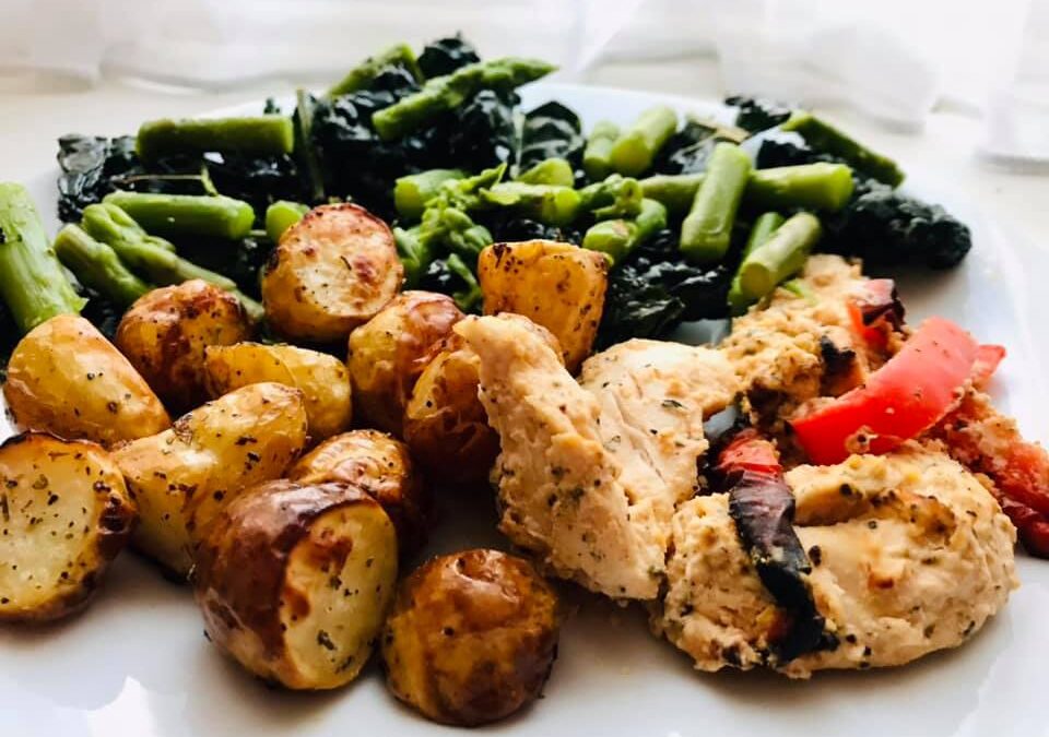 Lemon Chicken & Rosemary Potatoes