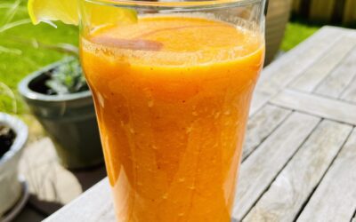 Carrot and orange smoothie