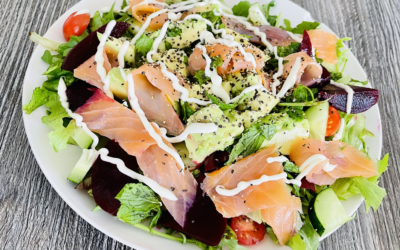 Smoked Salmon & Beet Salad