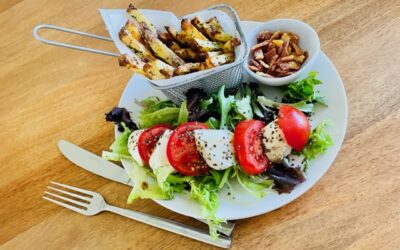 Marvelous Mozarella Salad & Chips!